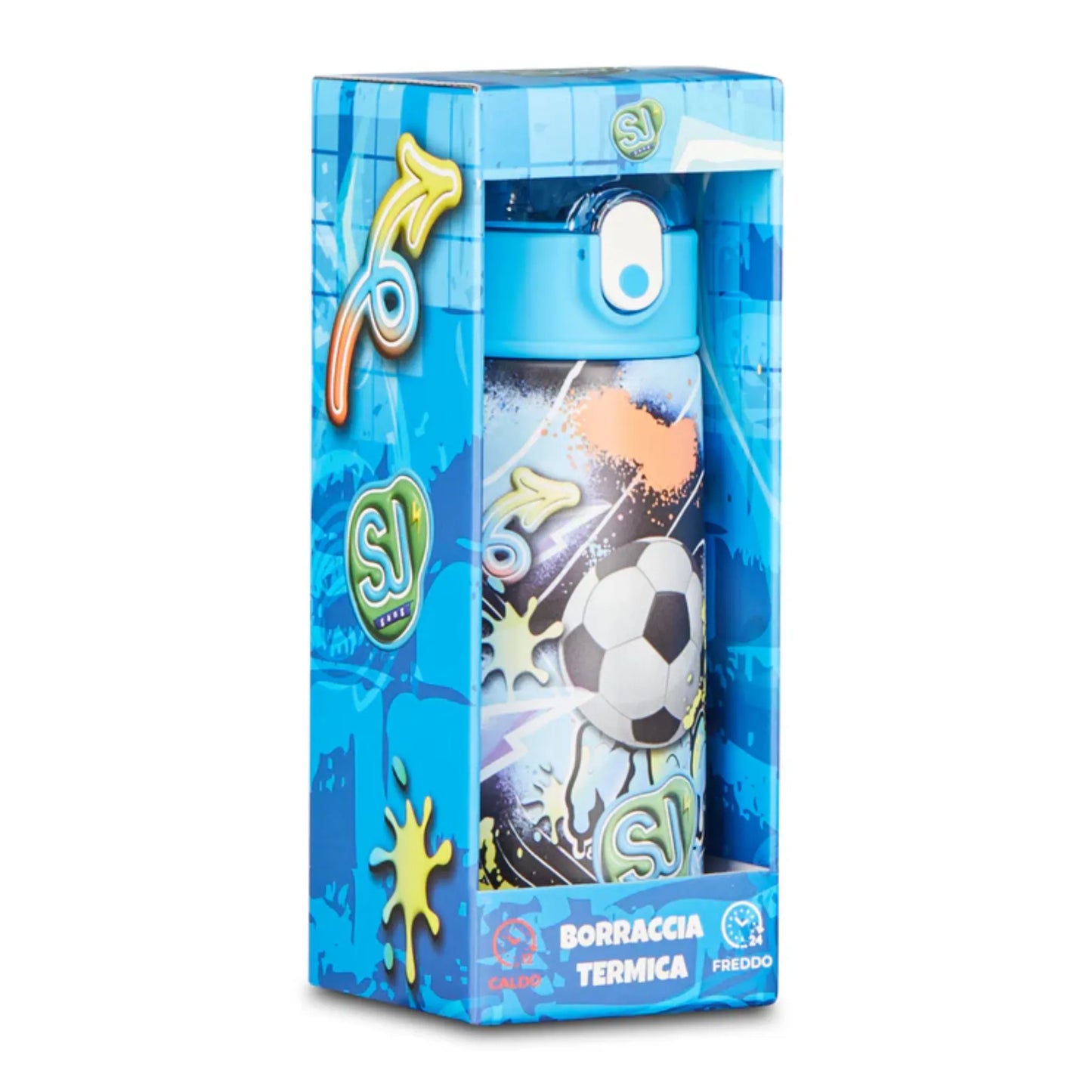 Borraccia Termica Seven SJ Glow Game Boy 460 ml Acciaio Inox 304 con Cannuccia