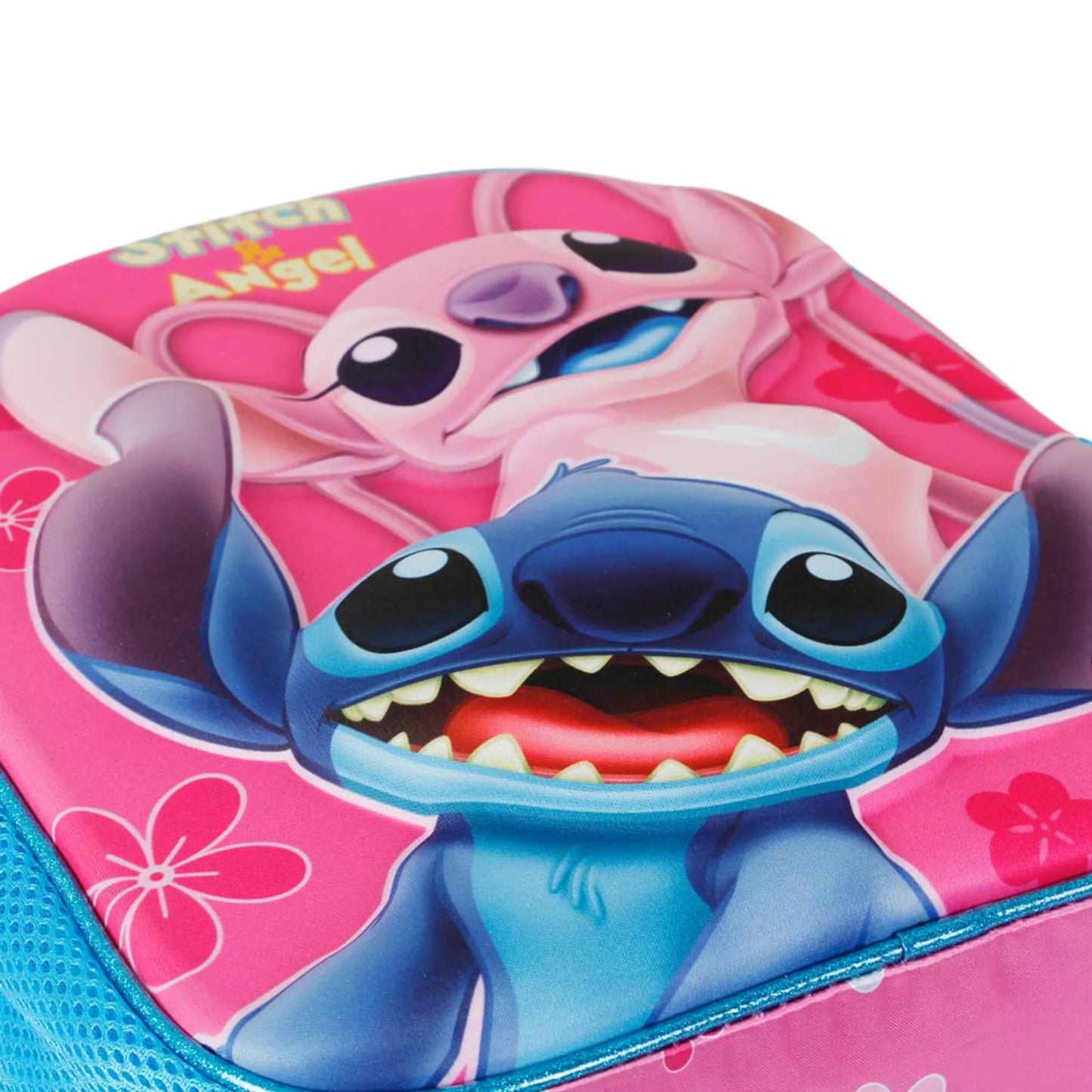 Zaino Asilo 3D Lilo & Stitch Match Rosa Disney 31 cm Originale