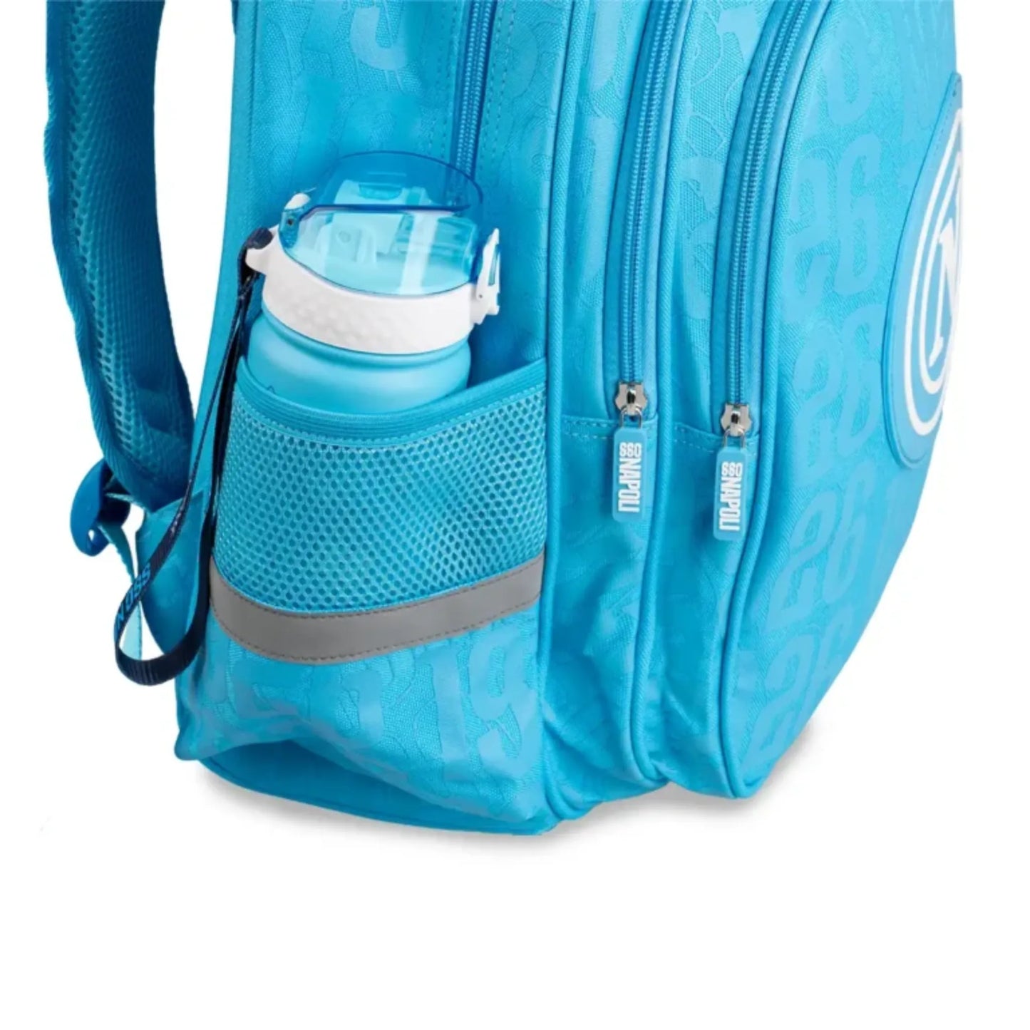Zaino Scuola SSC Napoli 30L con Pallone Omaggio - Nuovo Modello 2026/2027 Colourbook Ufficiale
