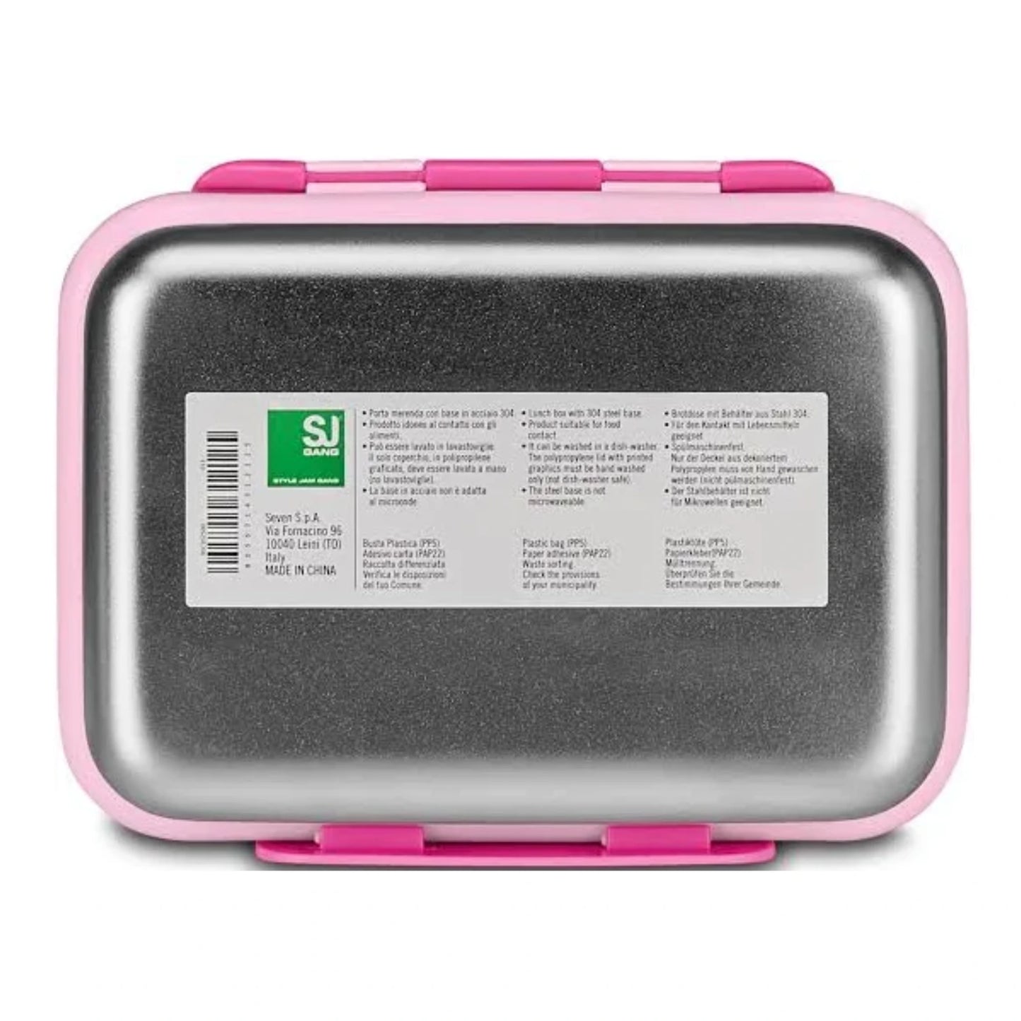 Portamerenda SJ Gang Bunny Coniglietto Acciaio Inox 850 ml | Porta Pranzo Seven