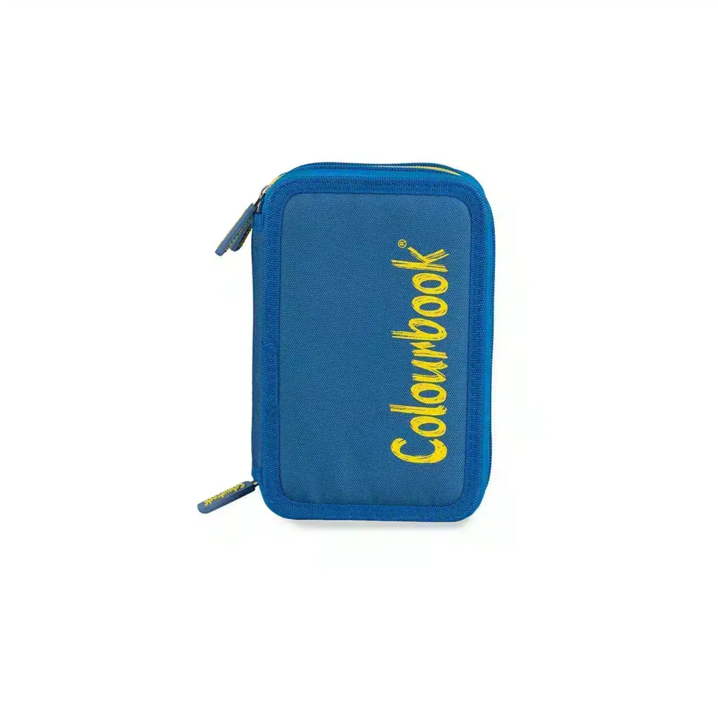 Astuccio 3 Zip Bicolor Colourbook Completo 44 Pezzi | Scuola 3 Scomparti