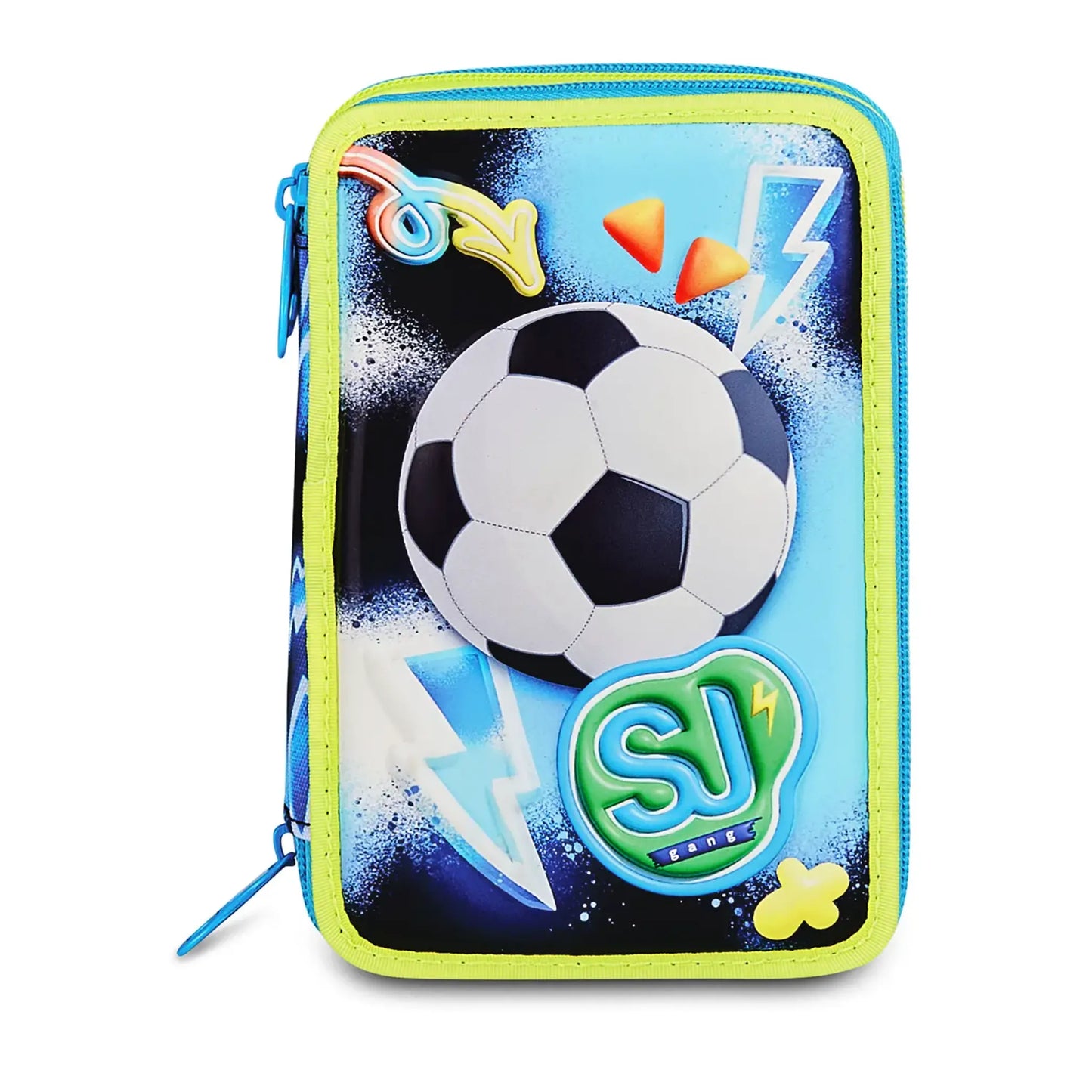 Astuccio 3 Zip SJ Gang Glowgame 3D Corredo 45 Pezzi Originale