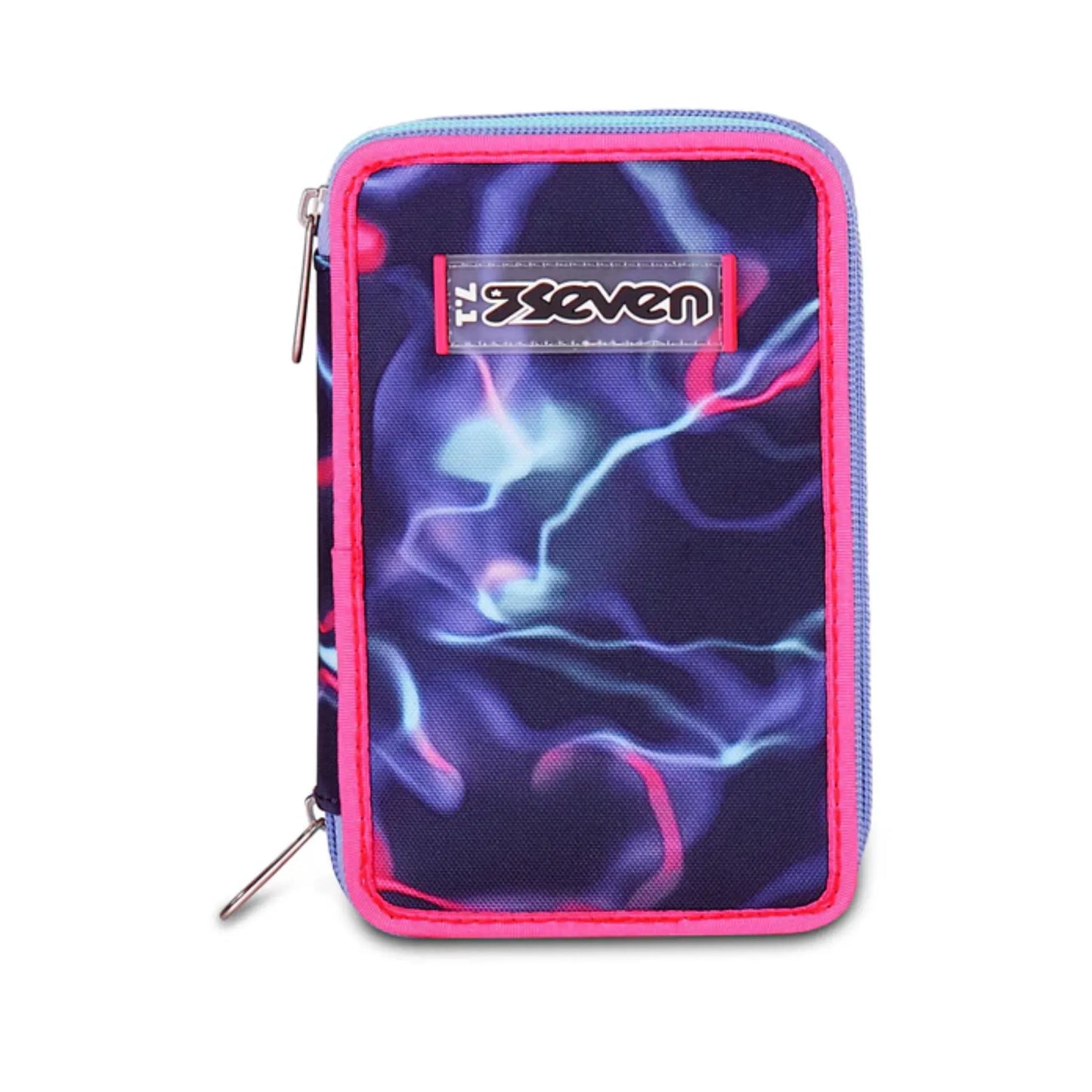 Astuccio 3 Zip Seven Electricvibe Girl Corredo Completo 45 Pezzi Scuola