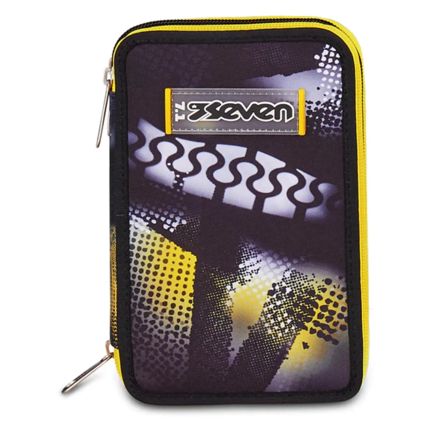 Astuccio 3 Zip Seven Golden Paint Corredo Completo 45 Pezzi Scuola