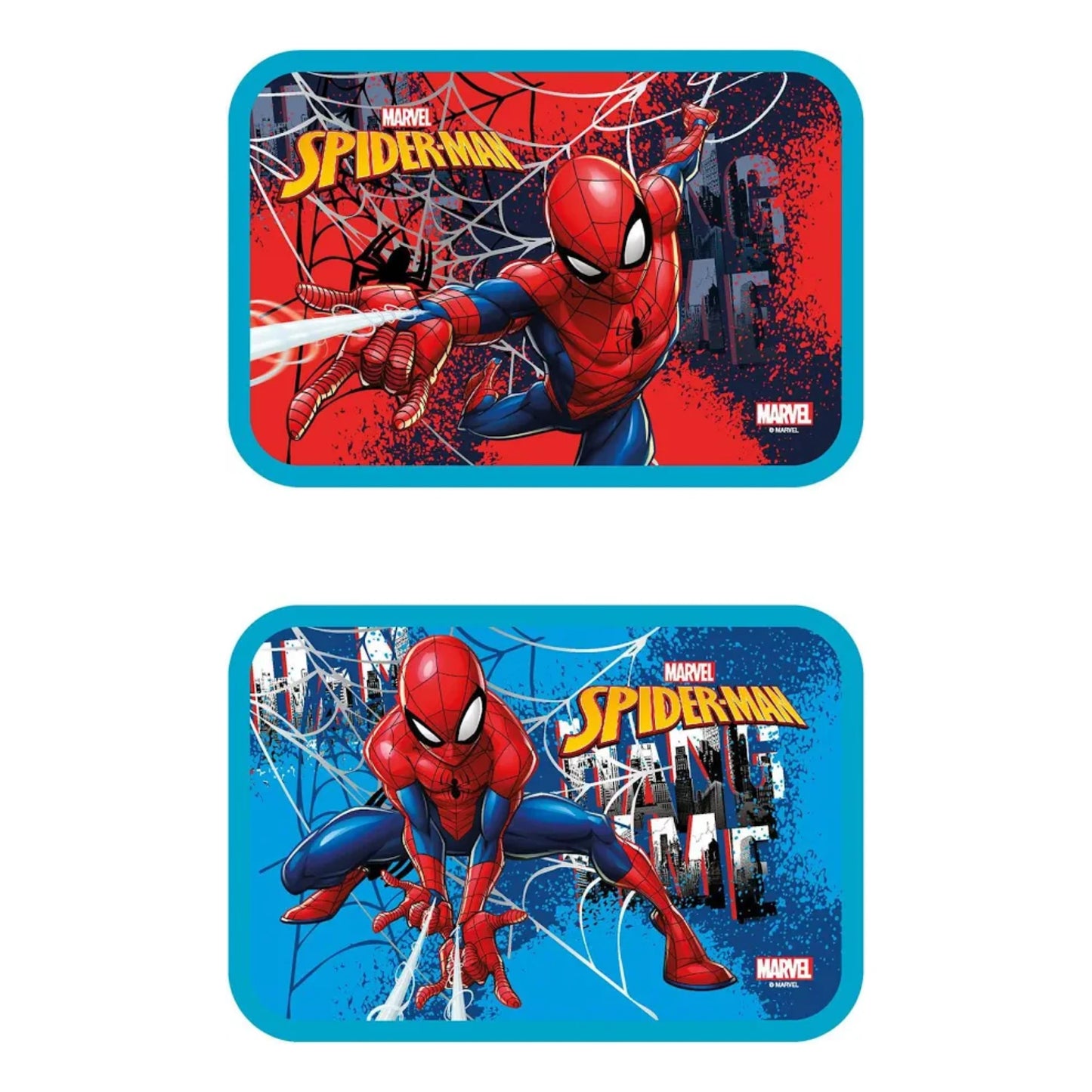 Portamerenda Spider-Man Seven Acciaio Inox 850 ml | Porta Pranzo Scuola Marvel