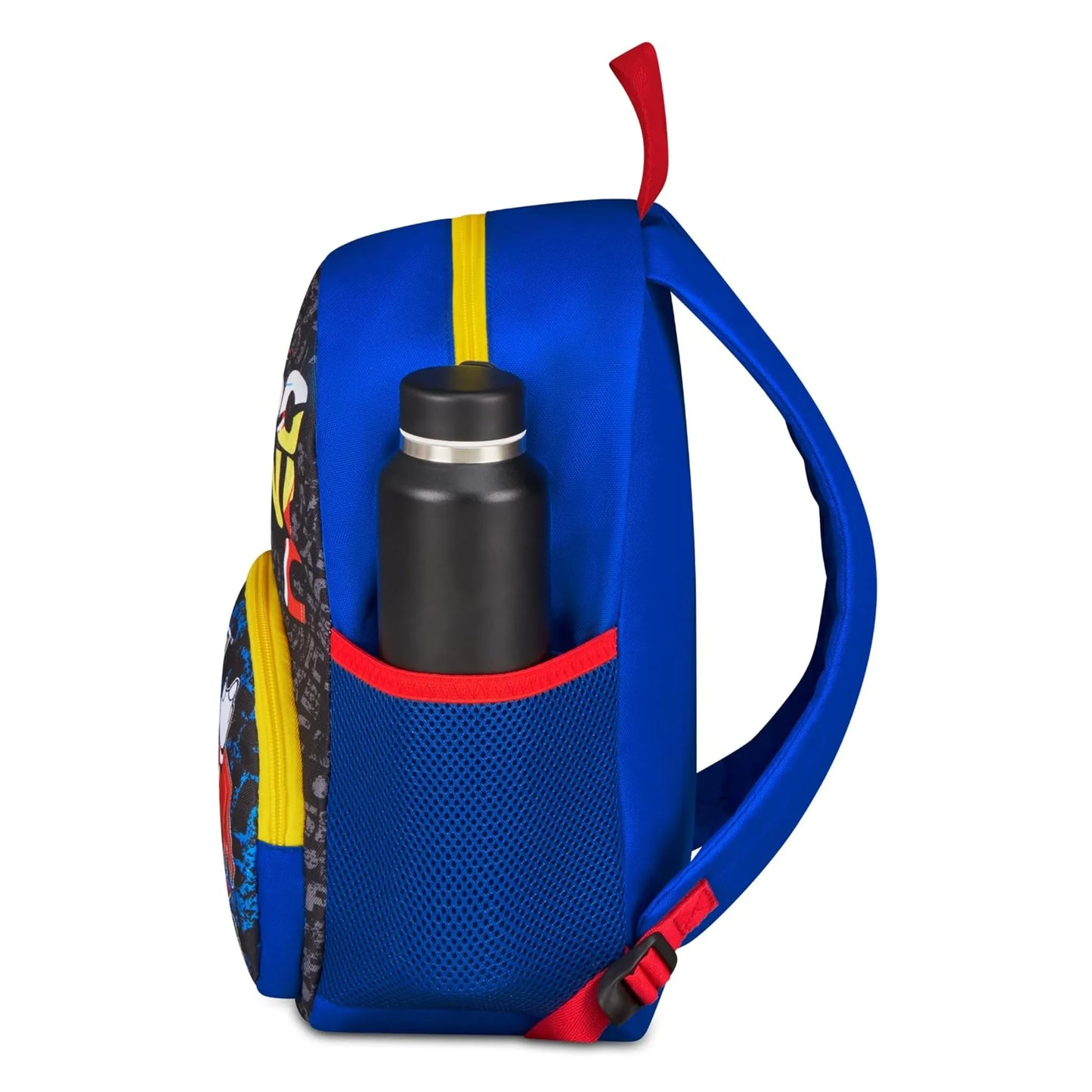 Zaino Asilo Sonic Seven 14 Litri Blu con Tasca Porta Borraccia