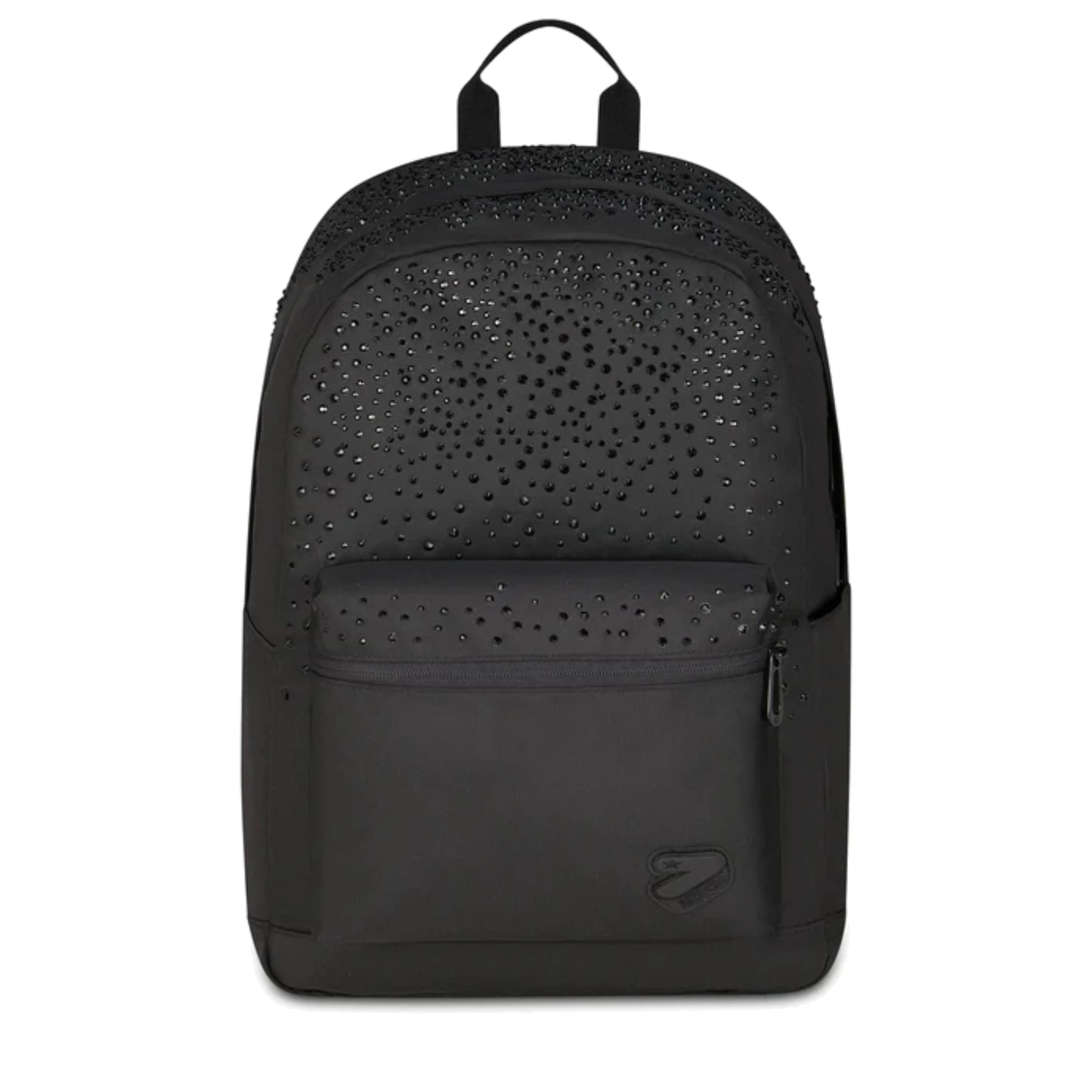 Zaino Seven Round Americano GLITZYCUTE Nero Strass Neri 26L Porta PC Scuola