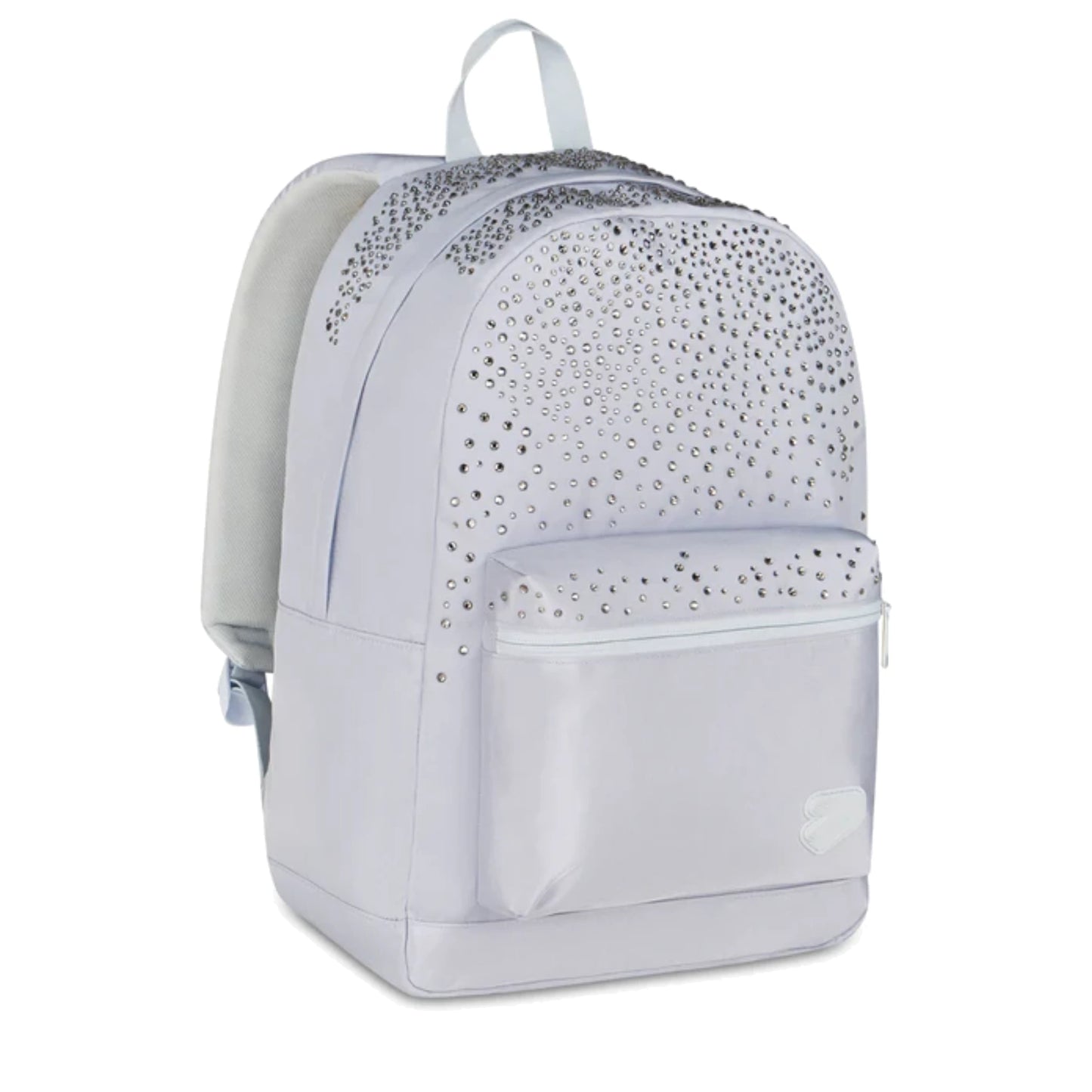 Zaino Seven Round Americano GLITZYCUTE Azzurro Polvere Strass 26L Porta PC