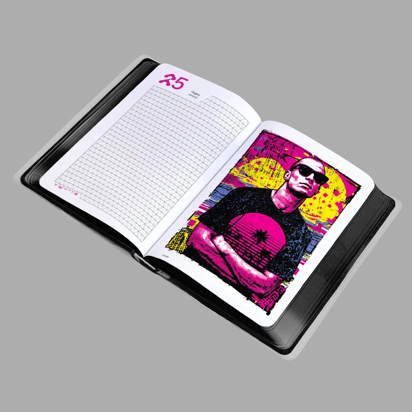 Diario Be You Ultra Black 2026-27 | Datato 12 Mesi