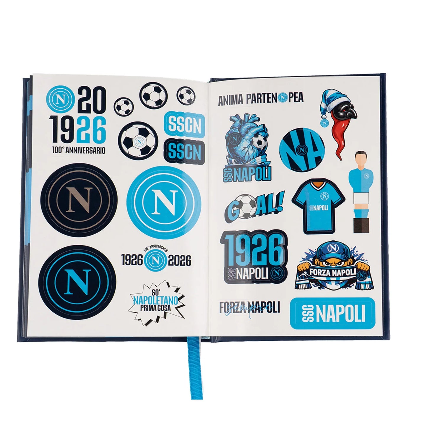 Diario Scuola SSC Napoli 2026/2027 Centenario 100 Anni - Colourbook Ufficiale