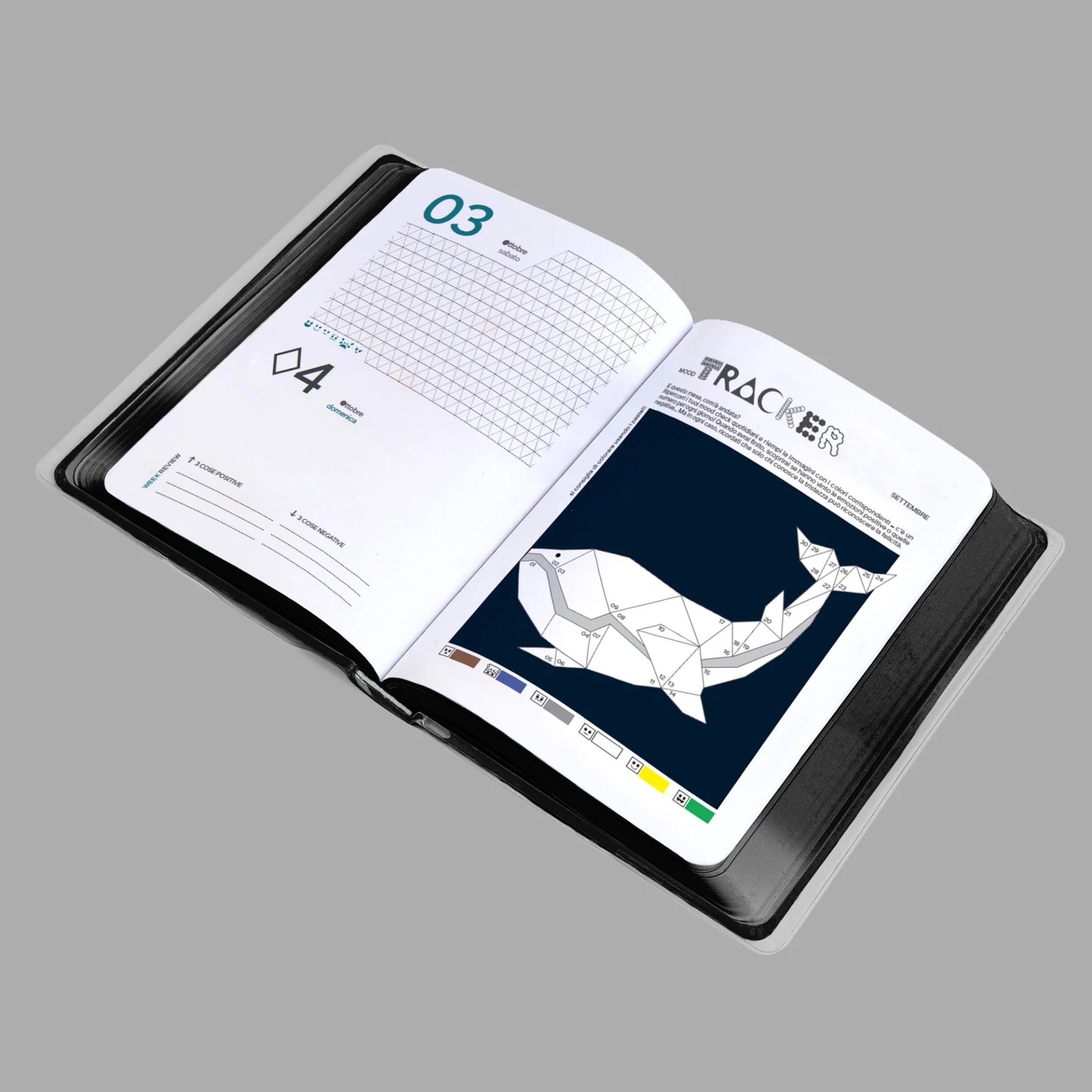 Diario Be You Ultra Black 2026-27 | Datato 12 Mesi