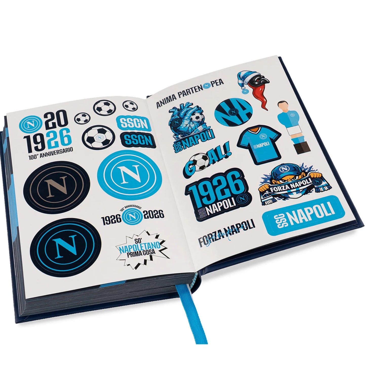 Diario Scuola SSC Napoli 2026/2027 Centenario 100 Anni - Colourbook Ufficiale