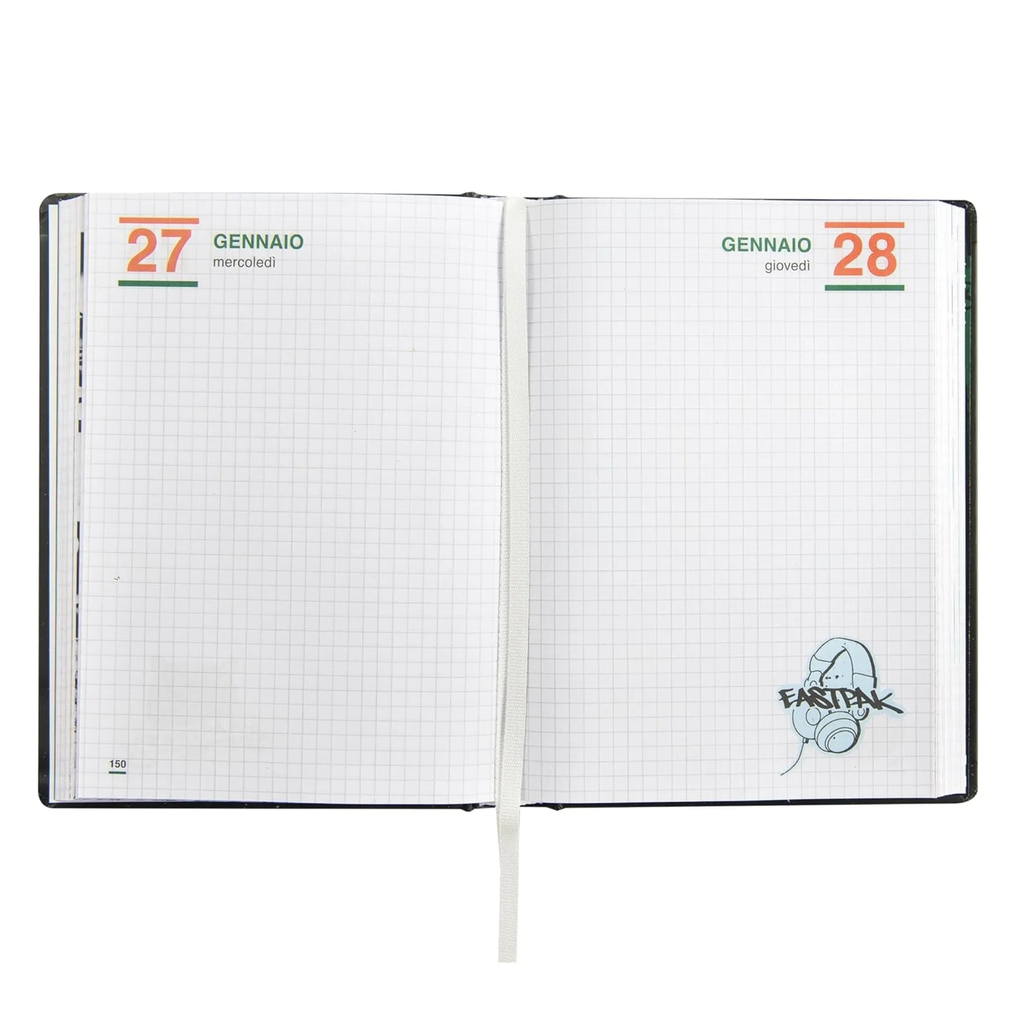 Diario Eastpak 13 Mesi 2026-27 Copertina Imbottita | Blu Rosa Nero Lilla