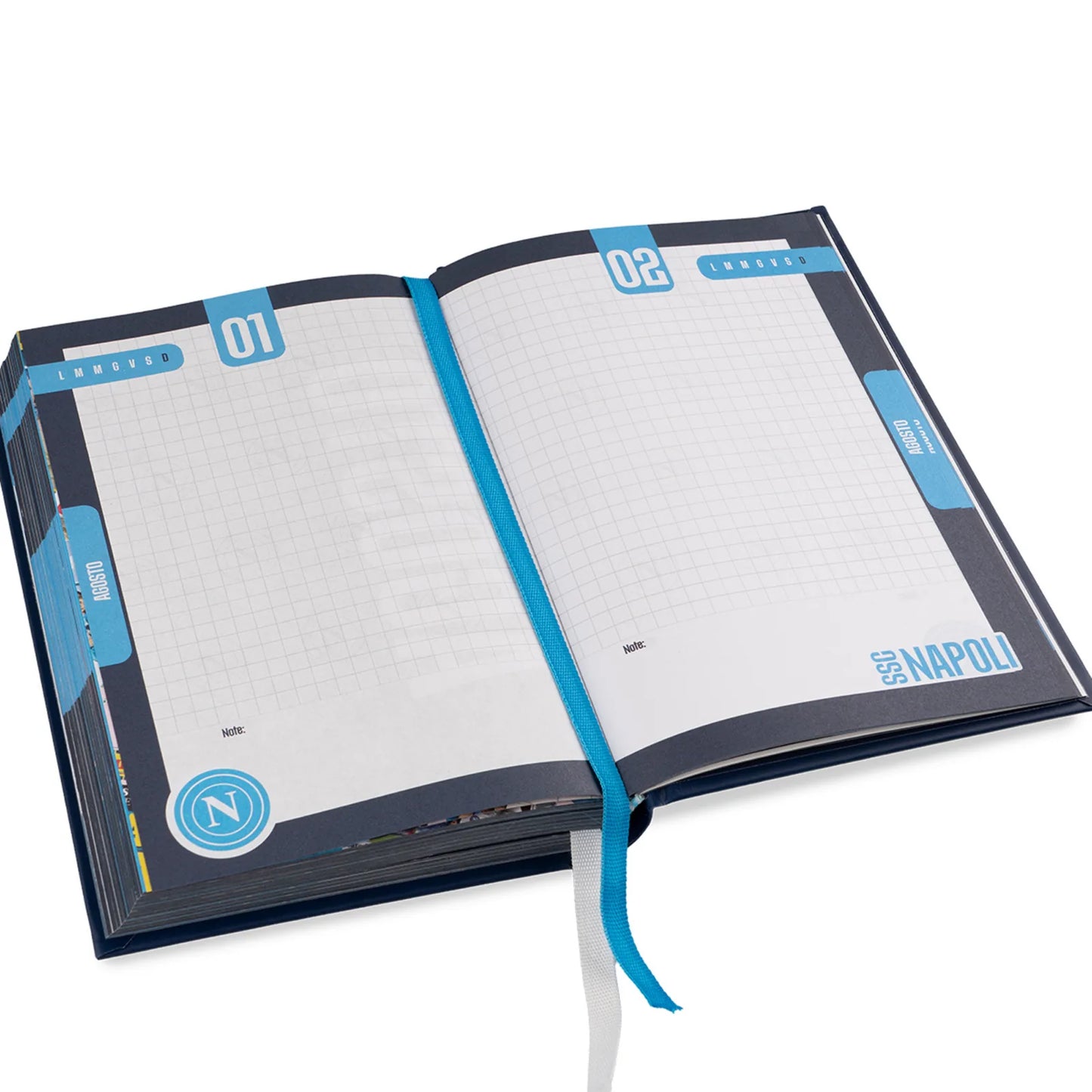 Diario Scuola SSC Napoli 2026/2027 Centenario 100 Anni - Colourbook Ufficiale