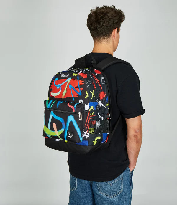 ZAINO Seven® REVERSIBILE NEW CON EARPHONES WIRELESS - THE DOUBLE GRAFFITILOAD