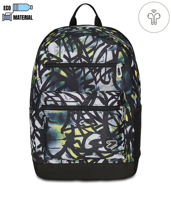 ZAINO Seven® REVERSIBILE CON EARPHONES WIRELESS - DIM PAINT