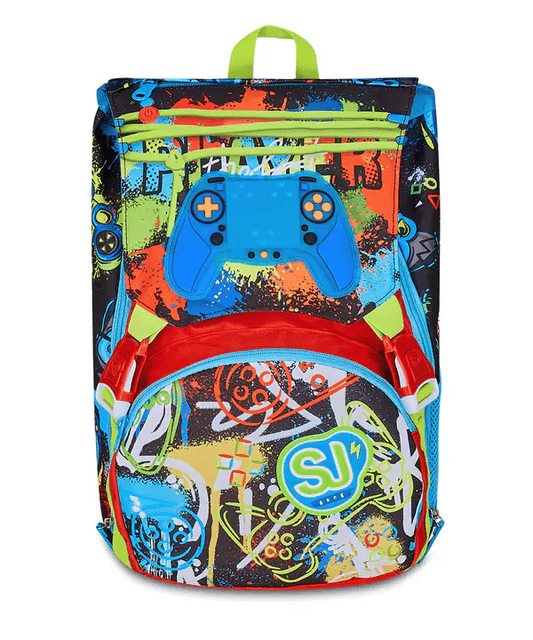 ZAINO SEVEN SJ ESTENSIBILE BIG - GAME LED BOY