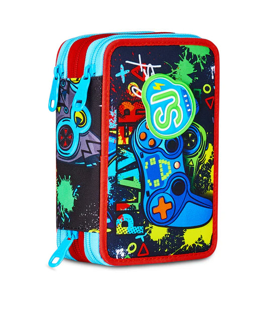 ASTUCCIO SEVEN SJ 3 ZIP - GAME LED BOY