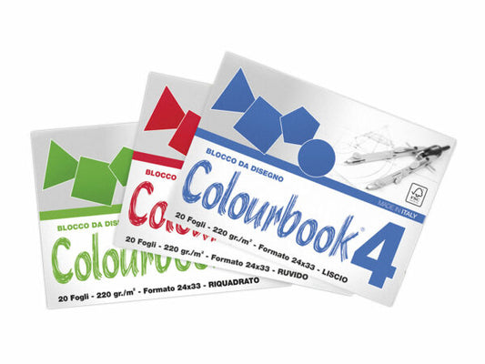 Blocco da disegno F4 COLOURBOOK