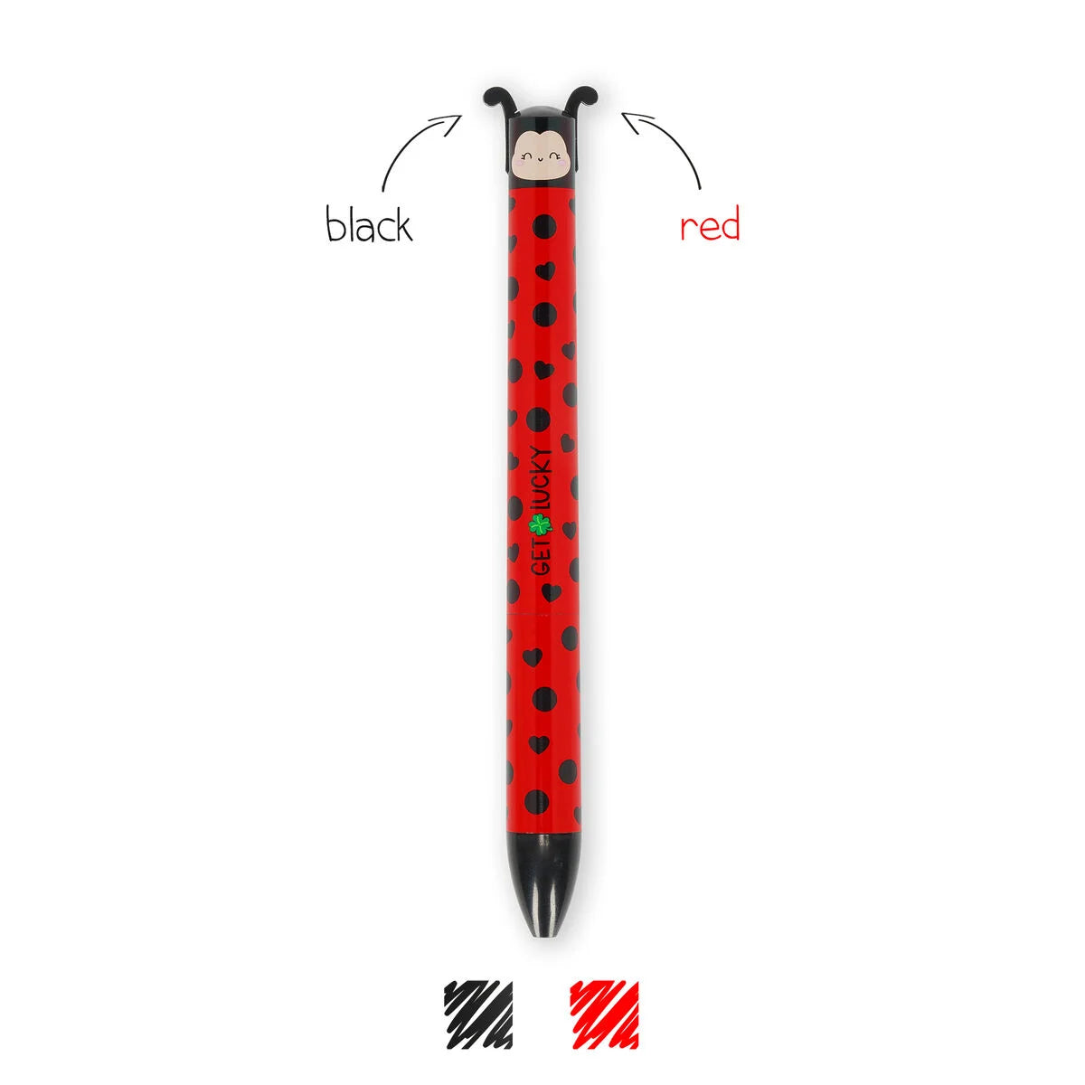 Penna a Sfera Due Colori Ladybug - Click&Clack - Legami