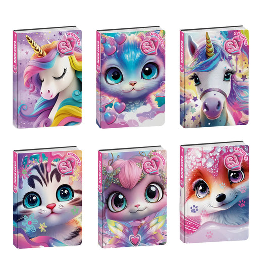 Sj Gang Animali Girl Diario Scuola Agenda 10 Mesi Datato