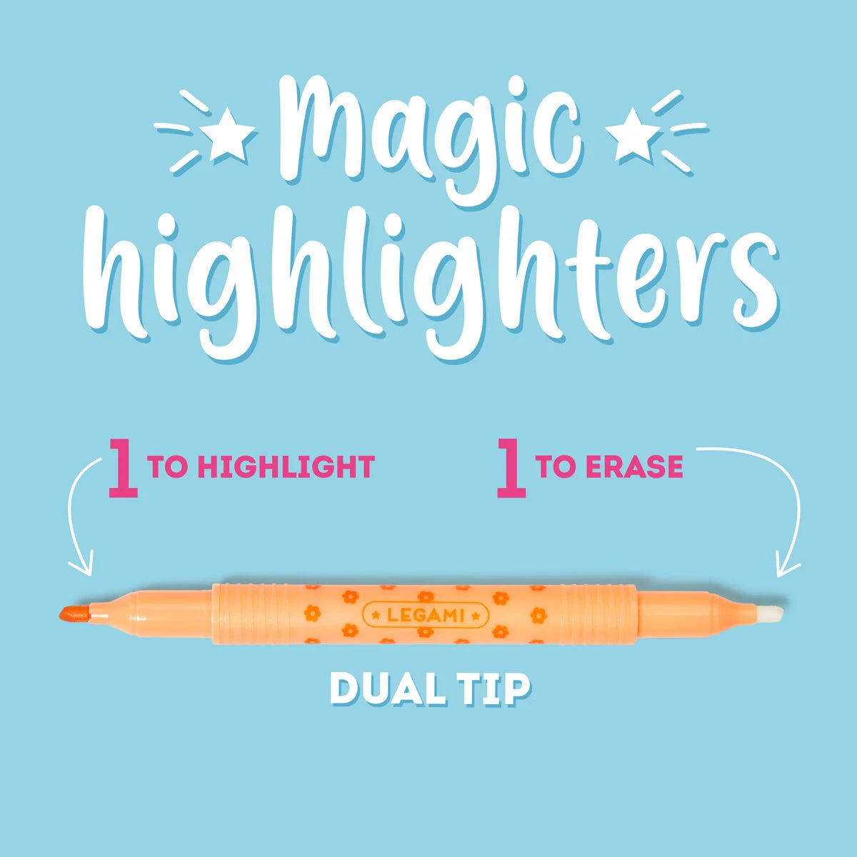 Set di 6 Evidenziatori Cancellabili - Magic Highlighters - Legami