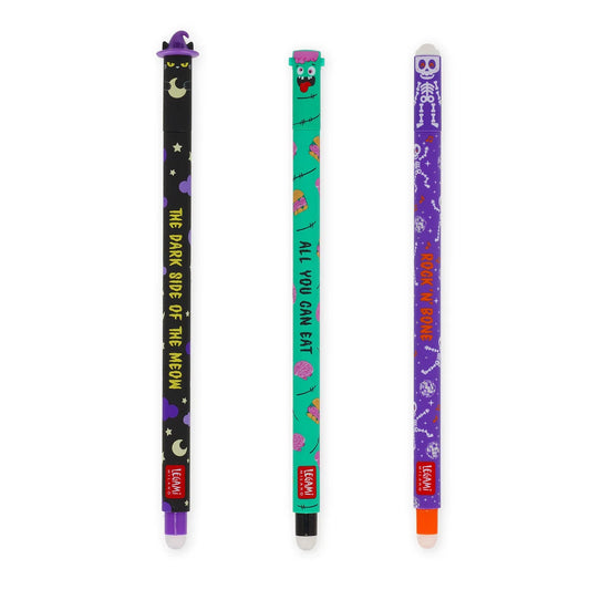 Set di 3 Penne Gel Cancellabili - The Boo Crew - Erasable Pen - Legami
