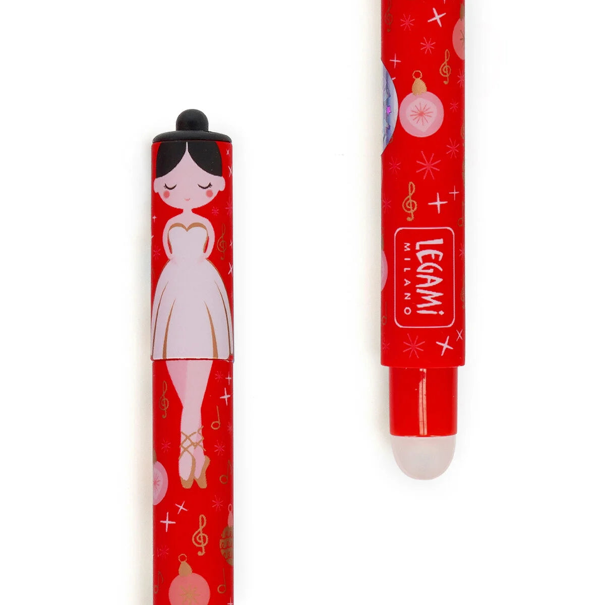 Set di 3 Penne Gel Cancellabili - The Nutcracker - Erasable Pen - Legami Natale