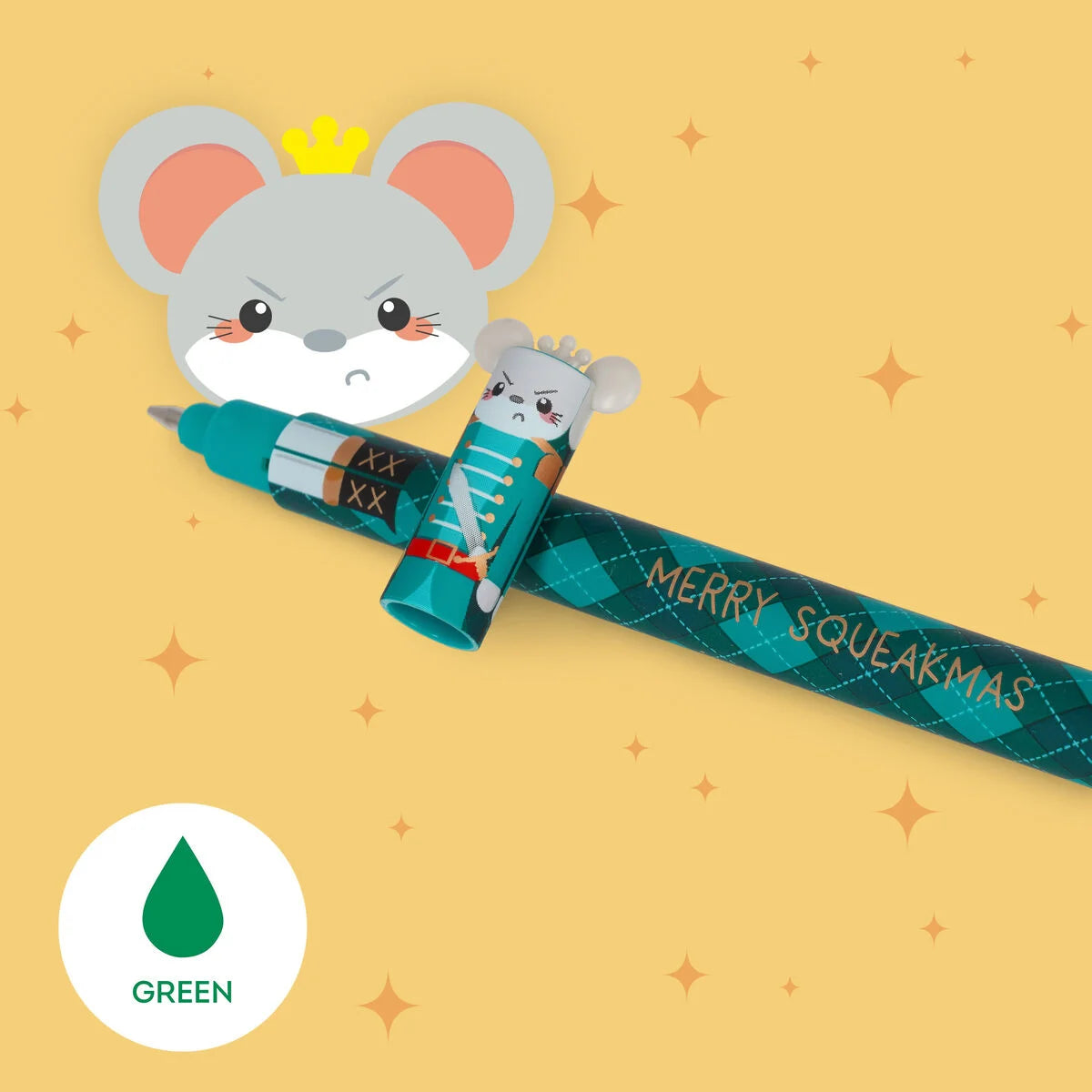 Set di 3 Penne Gel Cancellabili - The Nutcracker - Erasable Pen - Legami Natale