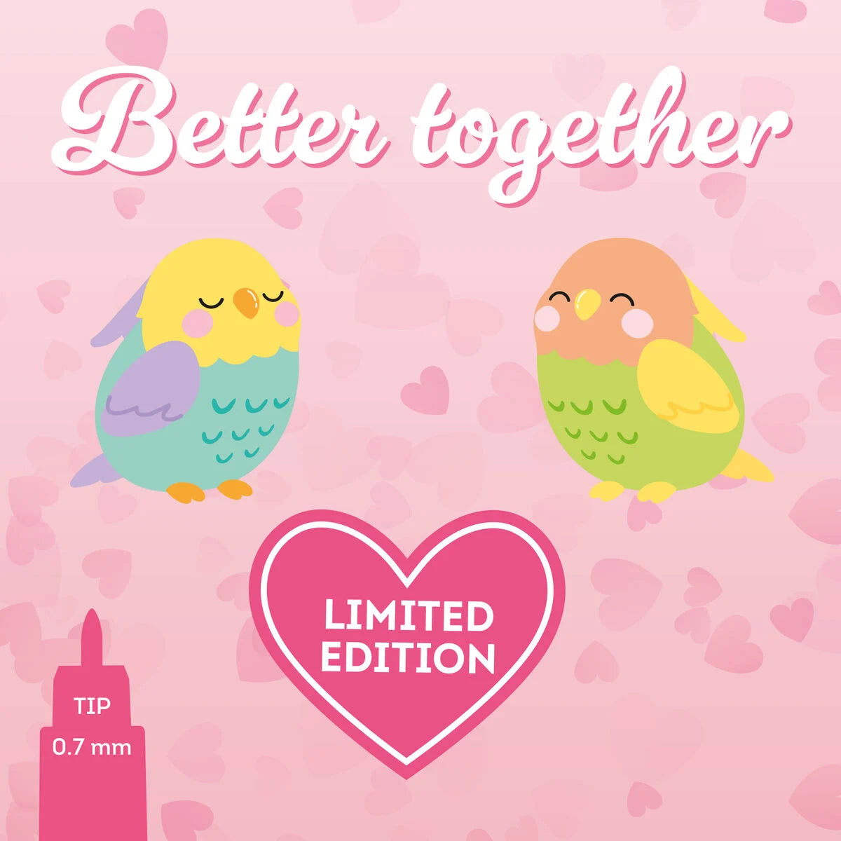 Set di 2 Penne Gel Cancellabili - Better Together - Erasable Pen - Legami