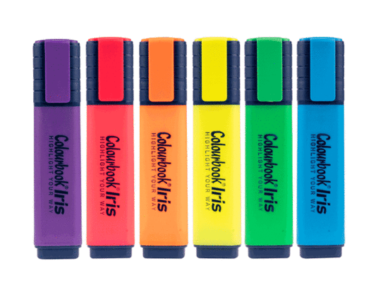 Evidenziatori Iris Fluo COLOURBOOK