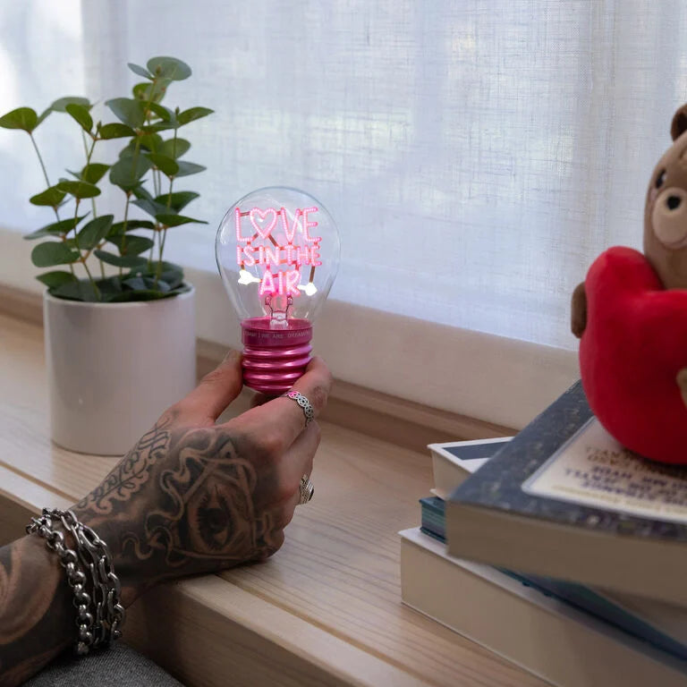 Lampada Decorativa da Tavolo a Forma di Lampadina - Love is in the Air - Bulb Fiction - Legami