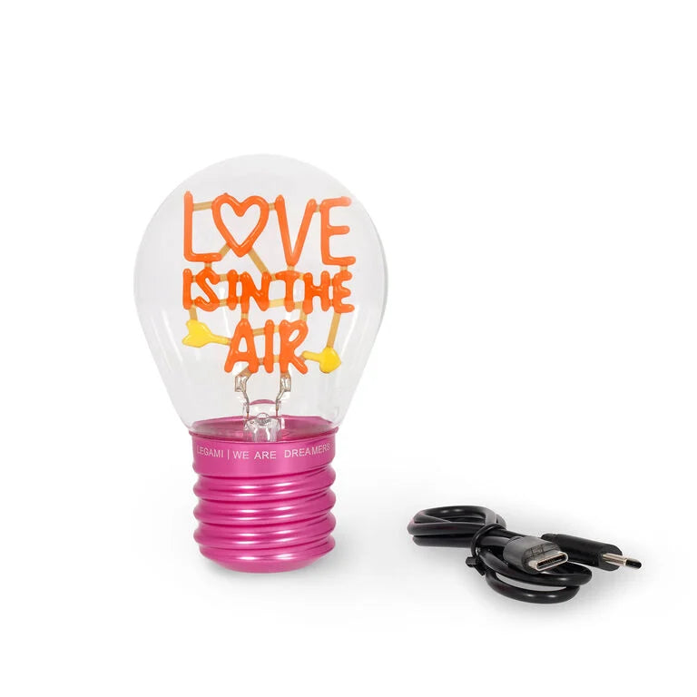 Lampada Decorativa da Tavolo a Forma di Lampadina - Love is in the Air - Bulb Fiction - Legami