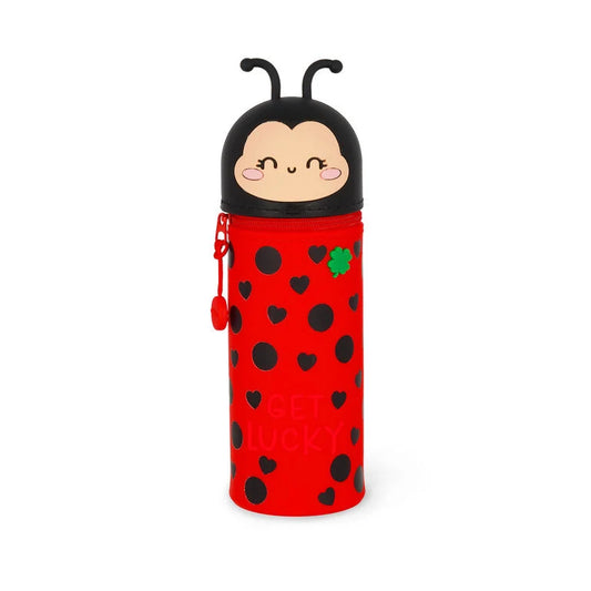 Astuccio Legami Ladybug "Get Lucky" 2-in-1 in Silicone