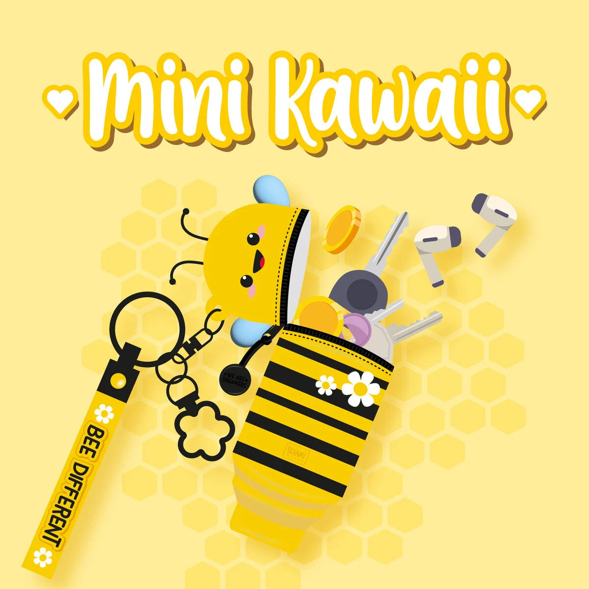 Portamonete con Portachiavi Legami - Mini Kawaii
