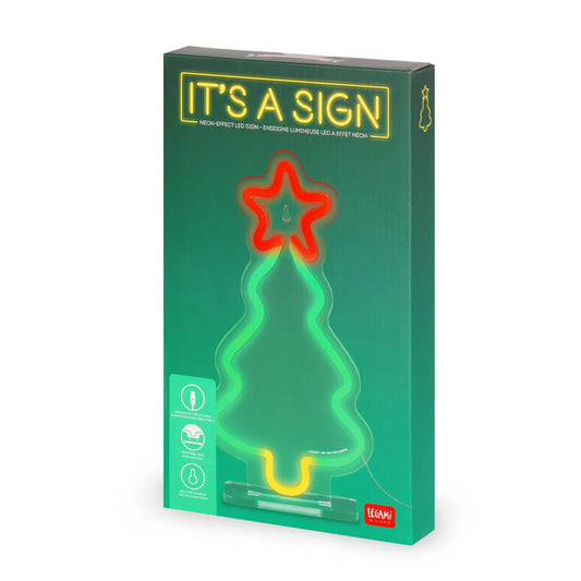 Lampada Led Effetto Neon - XMas Tree - It's a Sign - Legami Natale