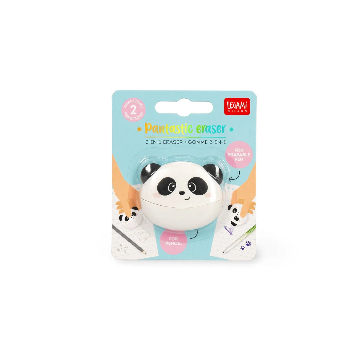 Gomma 2 in 1 - Pantastic Eraser - Legami