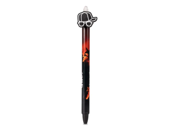 Penna a sfera Geolier con topper – Inchiostro blu
