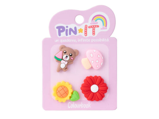 Pin It – Flowers & Bears