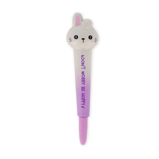 Penna Gel Antistress Bunny "Don't Worry Be Hoppy" - Squeezies - Legami
