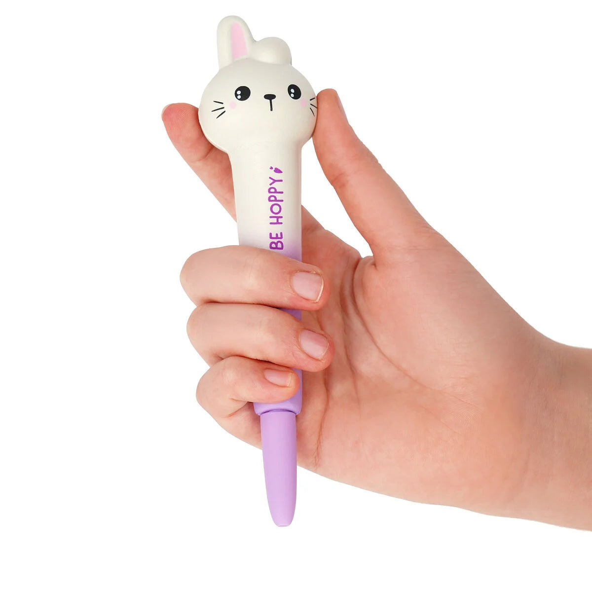 Penna Gel Antistress Bunny "Don't Worry Be Hoppy" - Squeezies - Legami