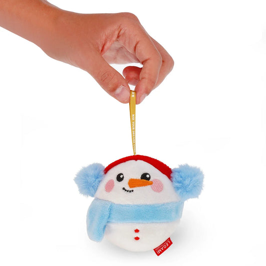 Decorazione Natalizia di Peluche - Snowman - Oh-Oh-Ohrnaments - Legami Natale