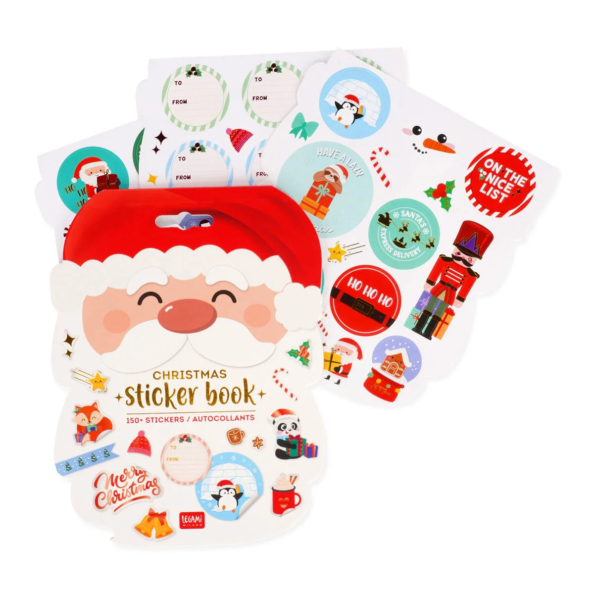 Quaderno di Adesivi Natalizi - Sticker Book - Legami Natale