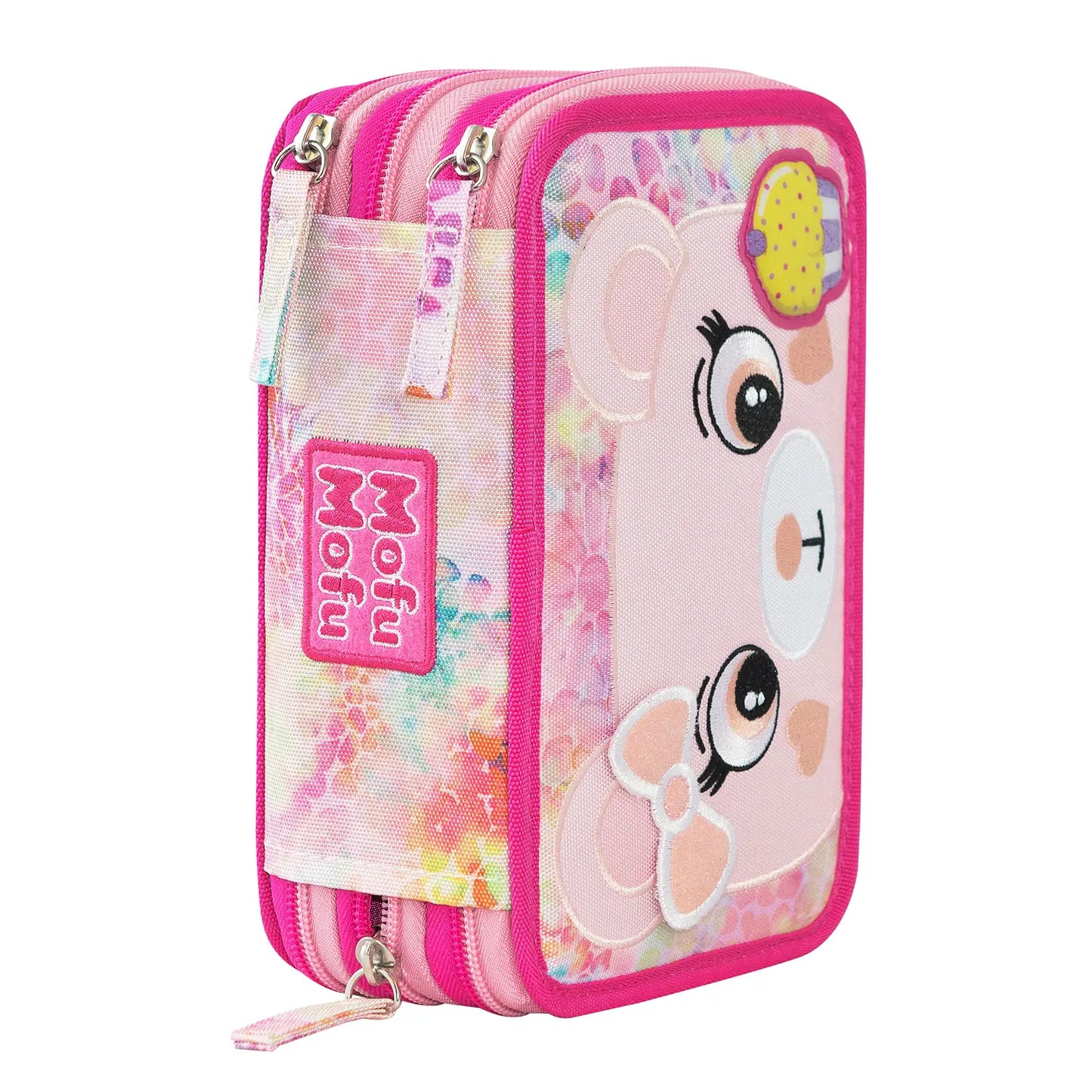 Astuccio Mofu Mofu Orso Rosa