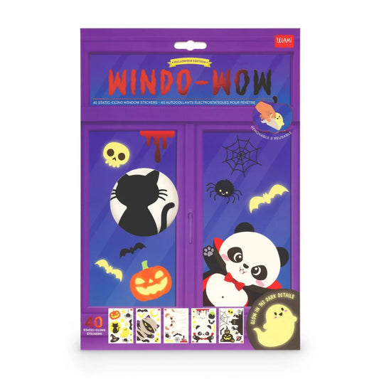 Set 40 Adesivi Elettrostatici Halloween per Finestre Legami – Windo-Wow