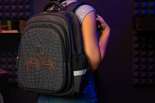 Zaino scuola Skin Geolier con cuffie omaggio