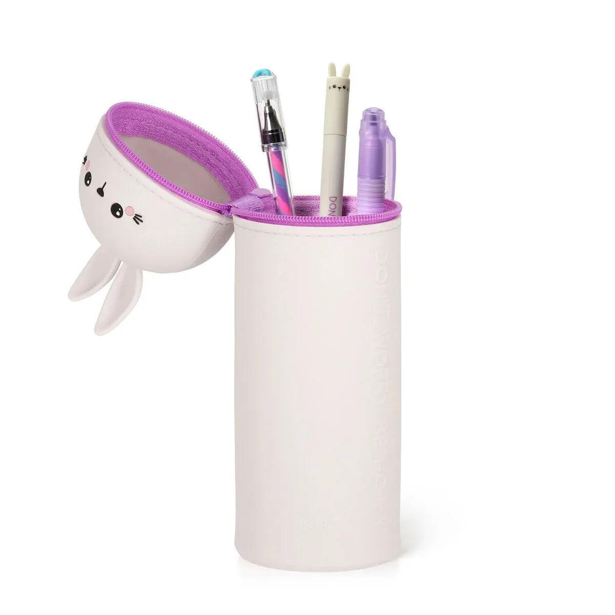 Astuccio 2-in-1 in Silicone Bunny "Don't Worry Be Hoppy" Legami