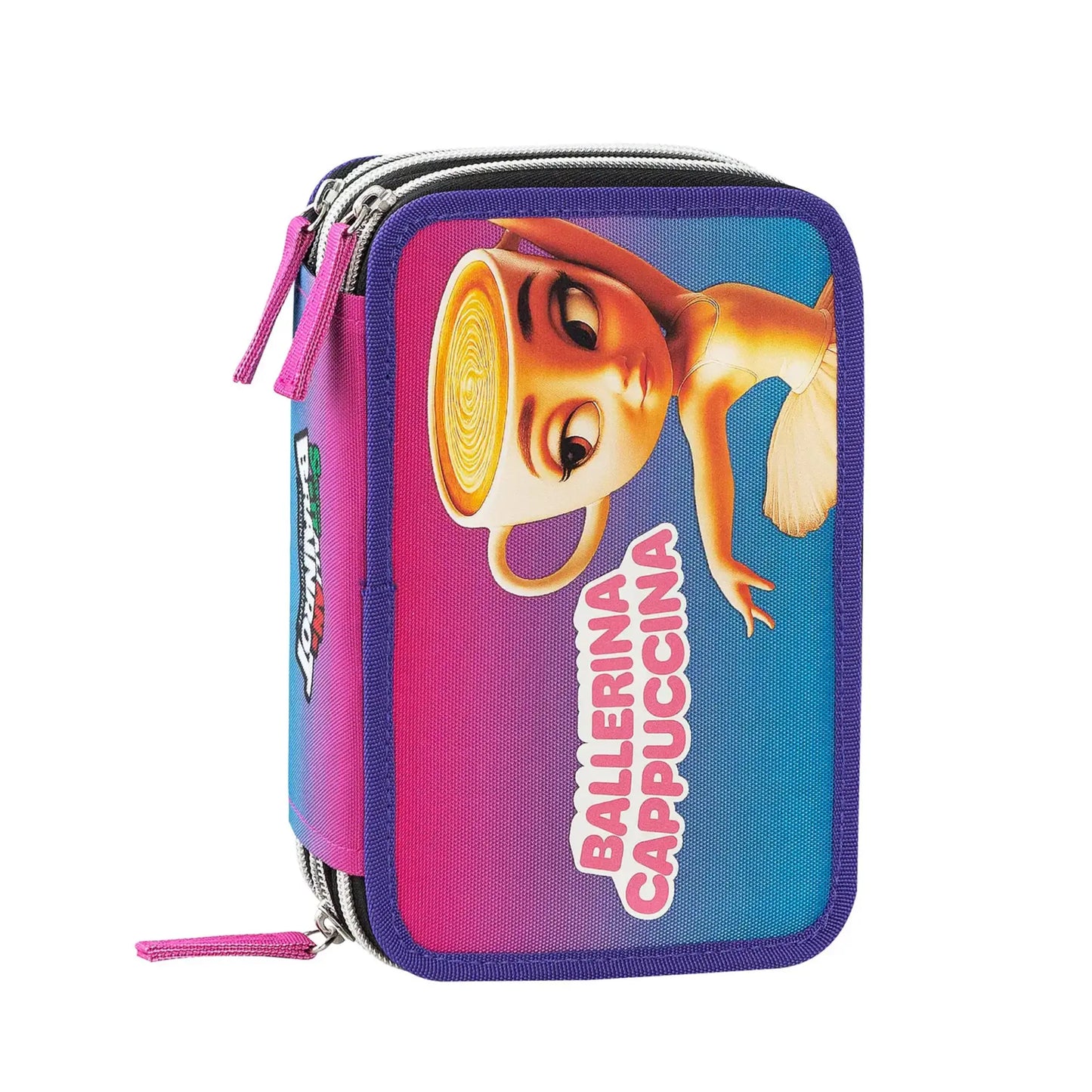 Astuccio Ballerina Cappuccina Brainrot 3 Zip | Corredo Completo Scuola Skifidol Ufficiale