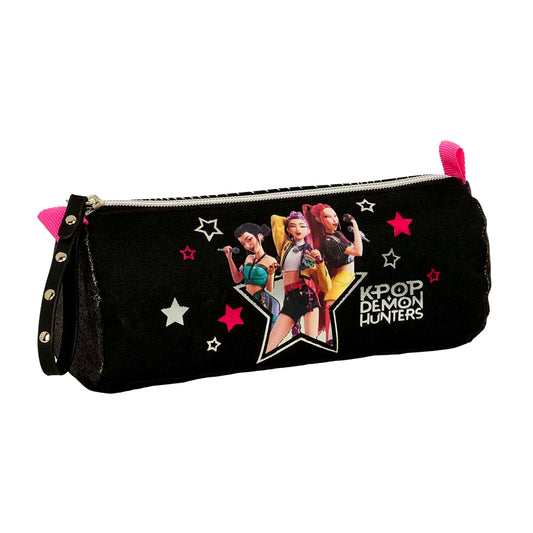 Astuccio Singolo K-Pop Demon Hunters Energy Huntrix con Lati Glitter e Borchie Safta