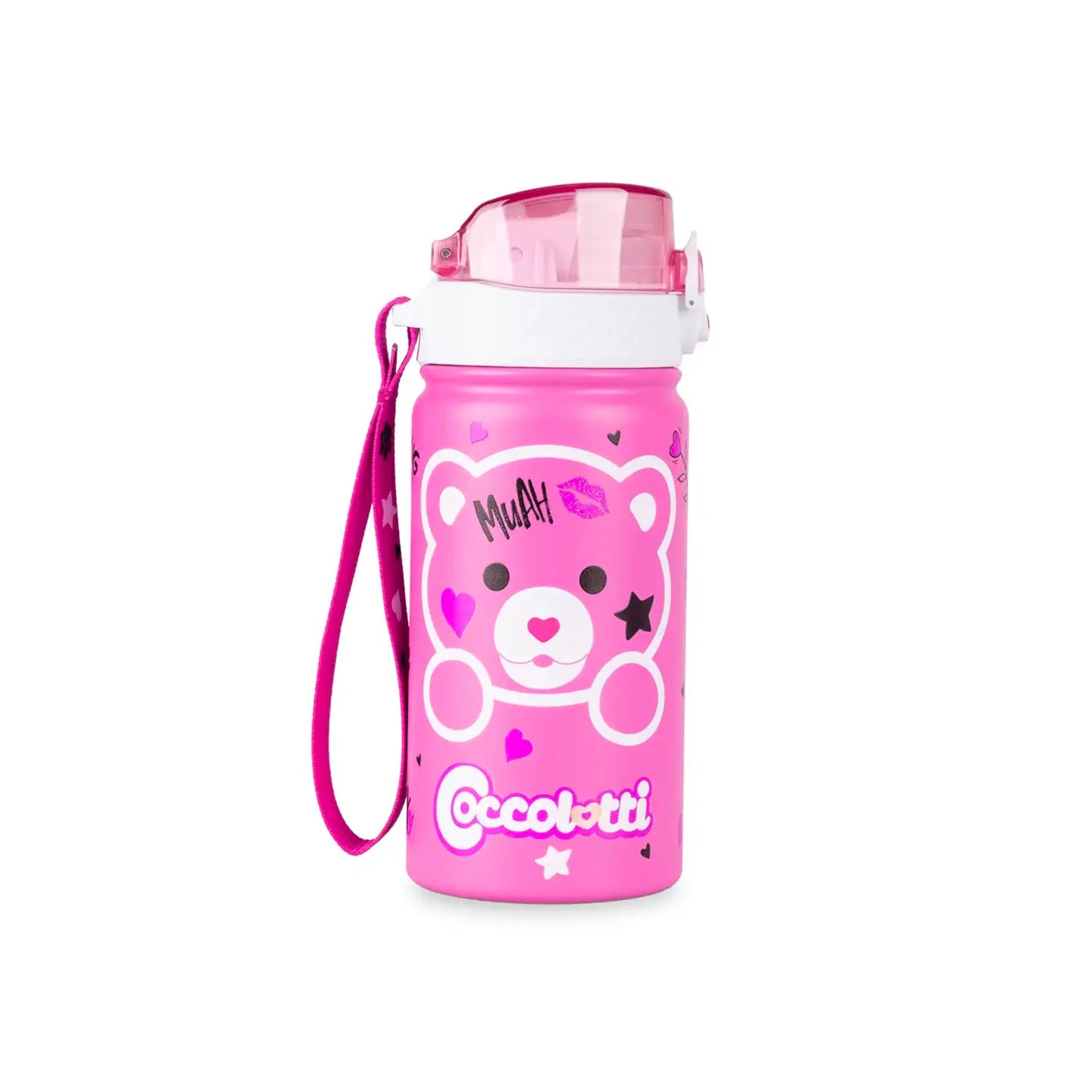 Borraccia Termica 400ml Coccolotti Colourbook – Acciaio Inox Doppia Parete – Beccuccio in Silicone – Mantiene Caldo/Freddo 12 Ore – Licenza Ufficiale Giochi Preziosi – 6 Varianti Disponibili